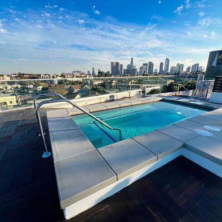 Downtown Los Angeles Skyline Balcony View Modern Penthouse Экстерьер фото